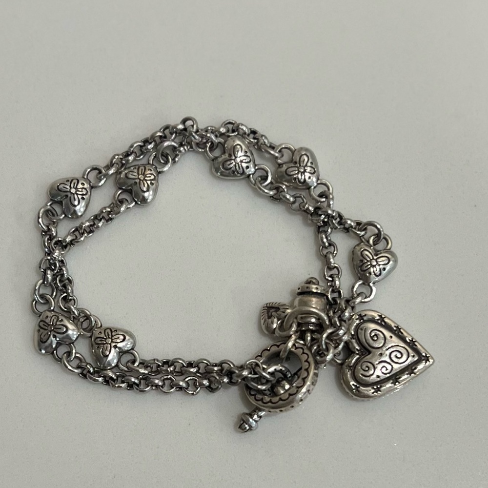 Brighton silver heart toggle bracelet Mother’s Day gift